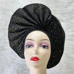 Nigerian gel headgear, with stone bead, already made auto, turban, afro aso ebi gel aso oke, wide brim headgear 7L031501