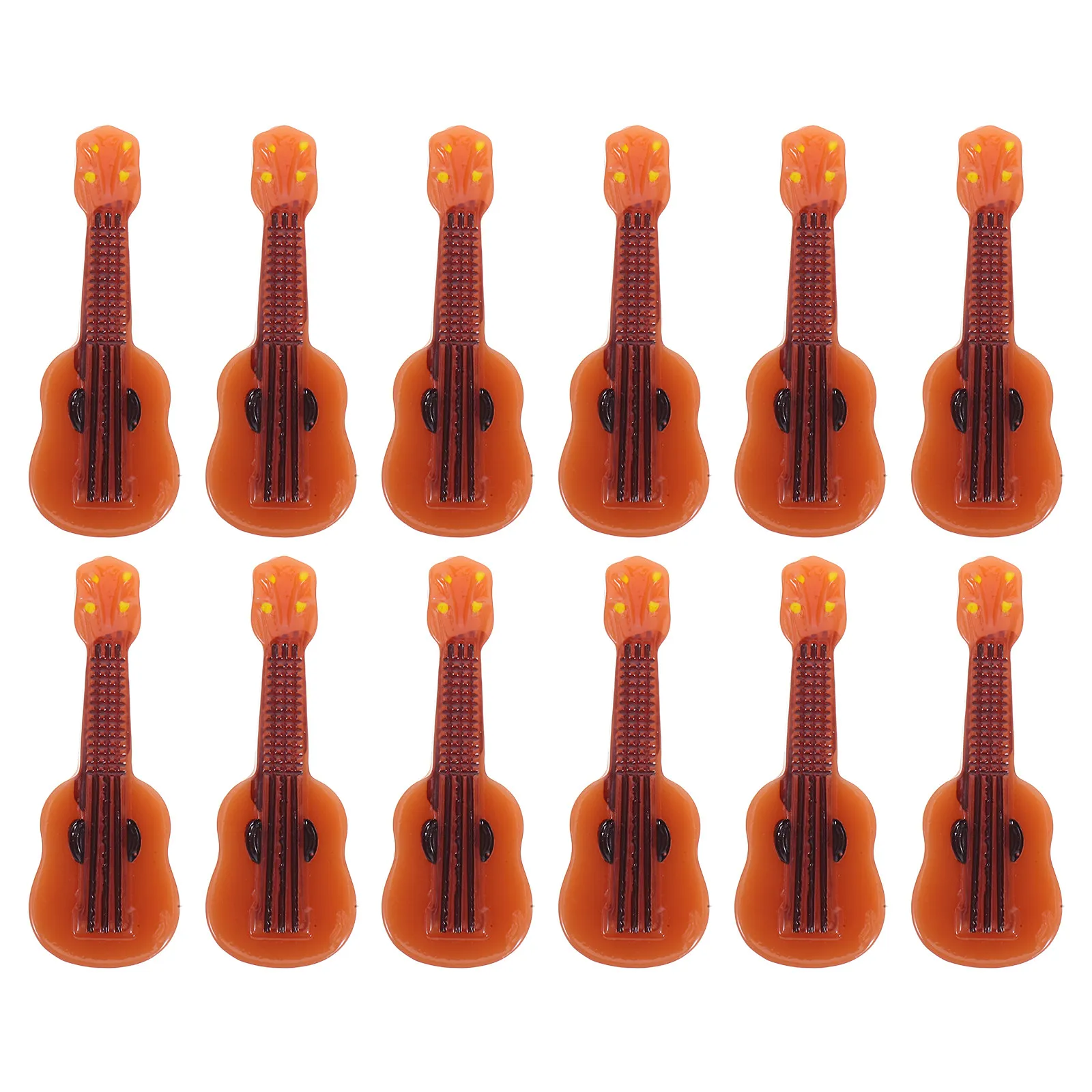 

20 шт. миниатюрных гитар из смолы, музыкальные инструменты, декор для дома, реалистичная имитация, реквизит для ролевых игр и фотосъемки