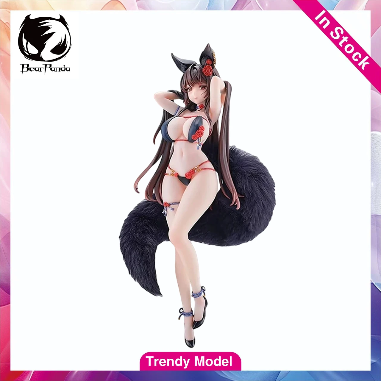 

【TM】In Stock BearPanda Rose Real Plush/Chasing Eye Figure 1/6 Figures Model Toy Gift Collection Ornament