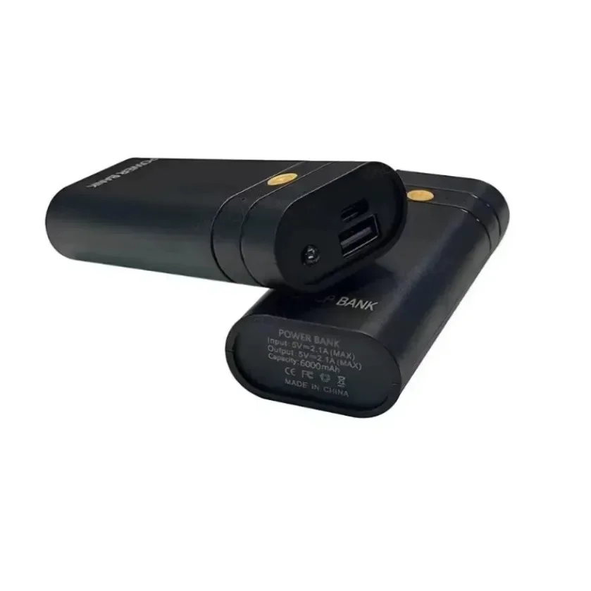 6000mAh 5V 2A 2X 18650 USB Type-C شاحن بطارية حالة لتقوم بها بنفسك قوة البنك صندوق للهاتف الشحن الإلكتروني لا تشمل البطاريات #3