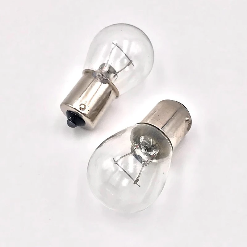 HoneyFly 5pcs Indicator S25 Lamp 12V/24V/220V 15W 21W Warmwhite BA15S BA15D Turning Reversing Signal Bulbs