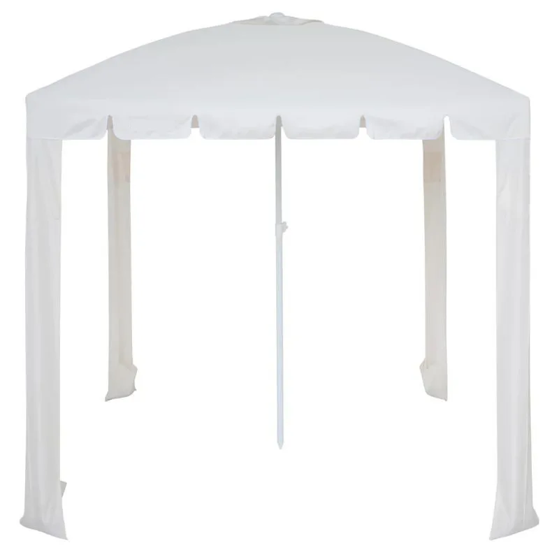 

Outdoor seaside hanging edge hardcore square umbrella tent umbrella shading four-corner umbrella sun protection beach game house