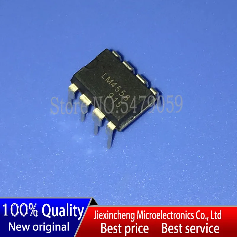 20 ชิ้นLM4558N LM358N LM393P DIP8 ใหม่ที่เป็นต้นฉบับ