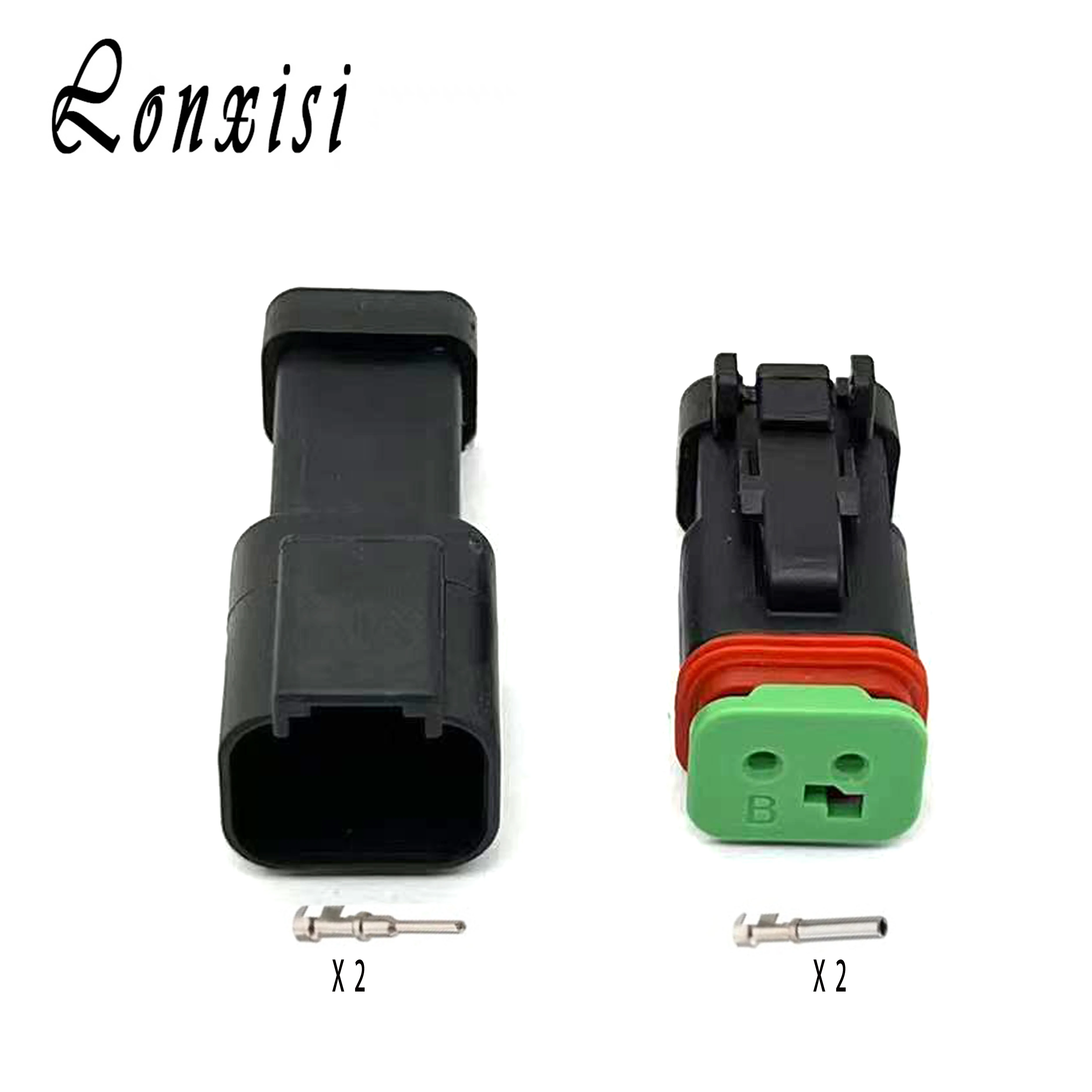 

1/5/10 Sets 2 Pin DT04-2P-E005 DT06-2S-E004 DEUTSCH Series Waterproof Connectors For Construction Machinery DT06-2S DT04-2P