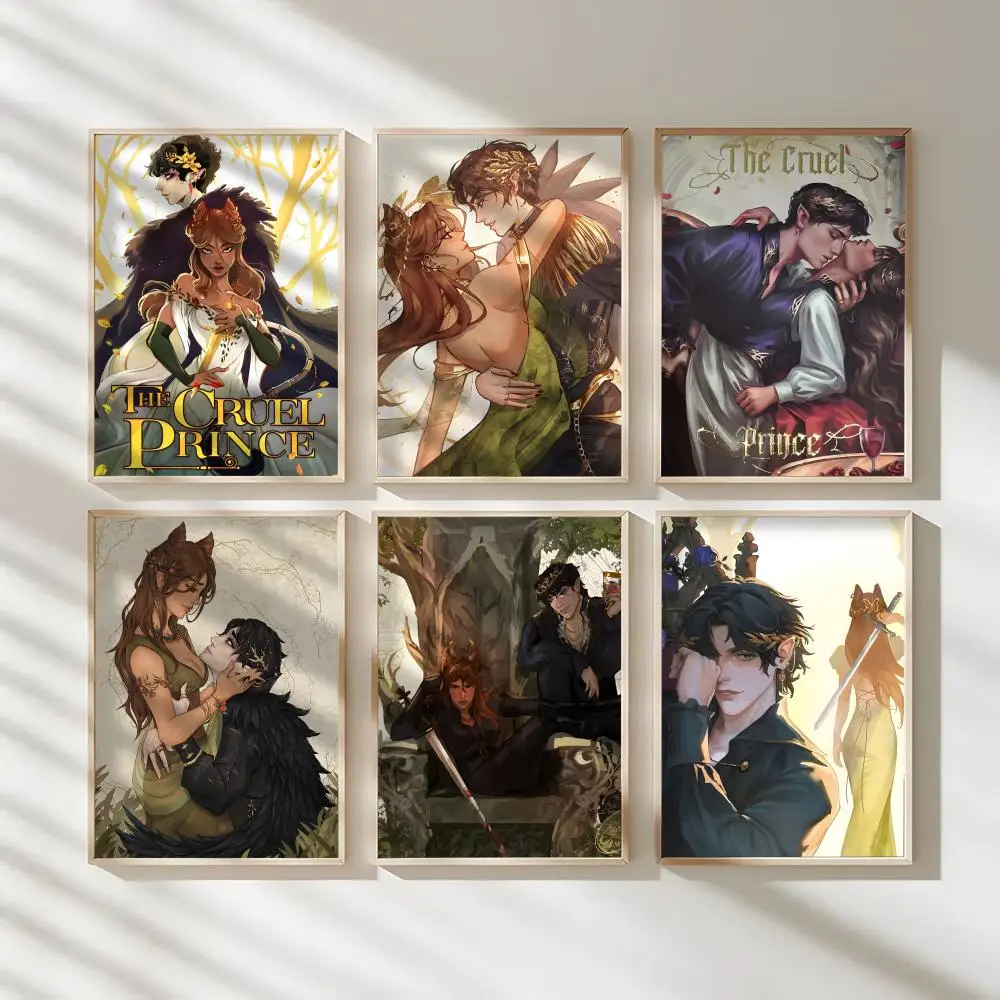 Novel The C-Cruel Prince Poster Waterproof Canvas Art Wrinkle Free Wall Hanging For Home Living Room Bedroom Decor