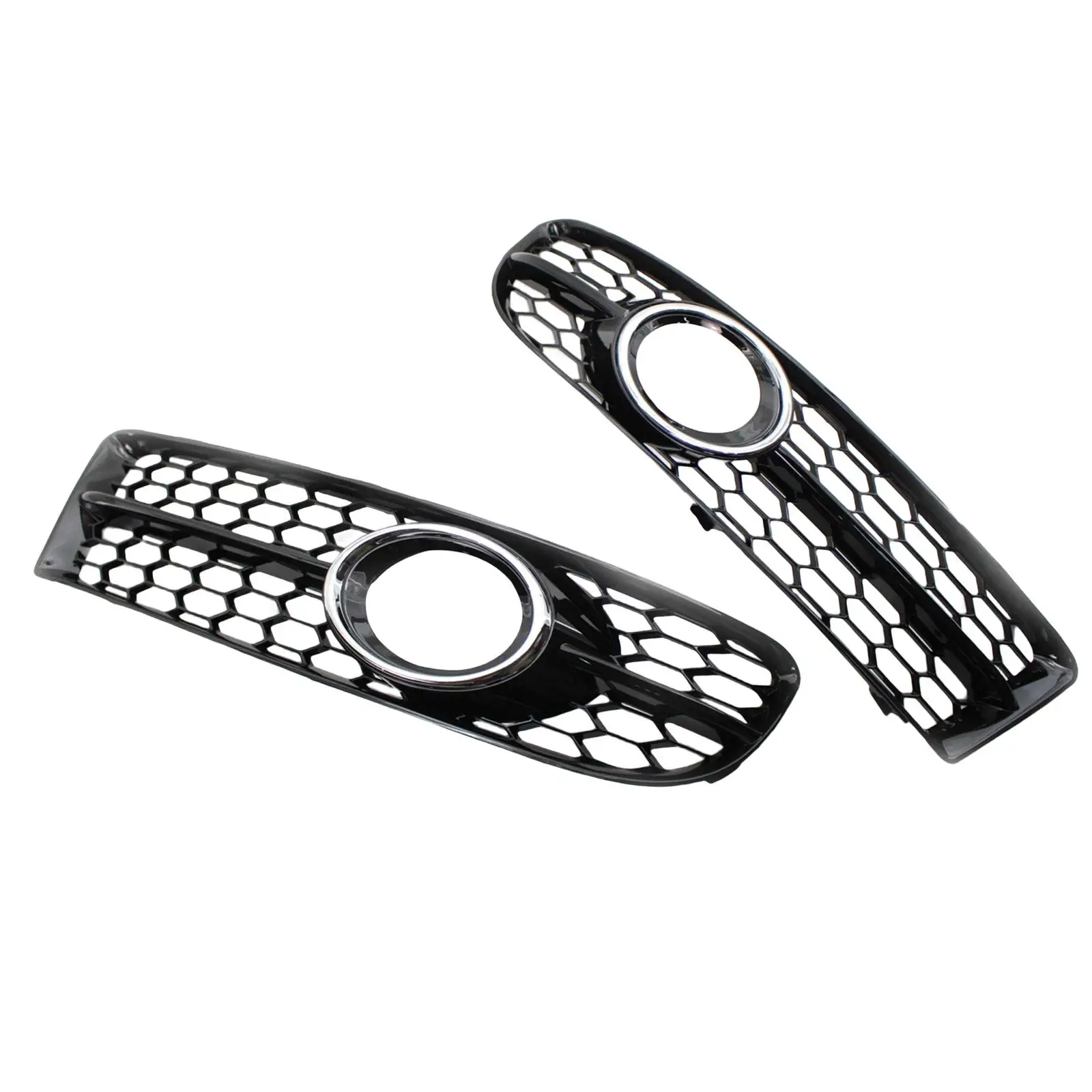 

Car Front Bumper Fog Light Grille Cover Left and Right Replacement Spare Parts