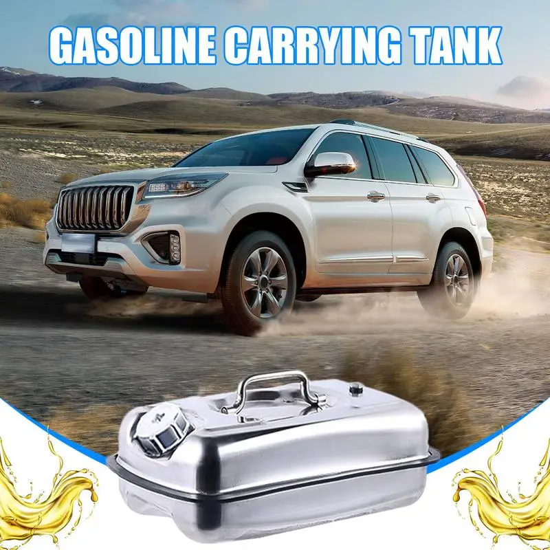 3/5L Car-Mounted Self-Driving Portable Fuel Tank Cooking Oil Alcohol Bucket Gasoline Oil Container Fuel Canister Water Barrel