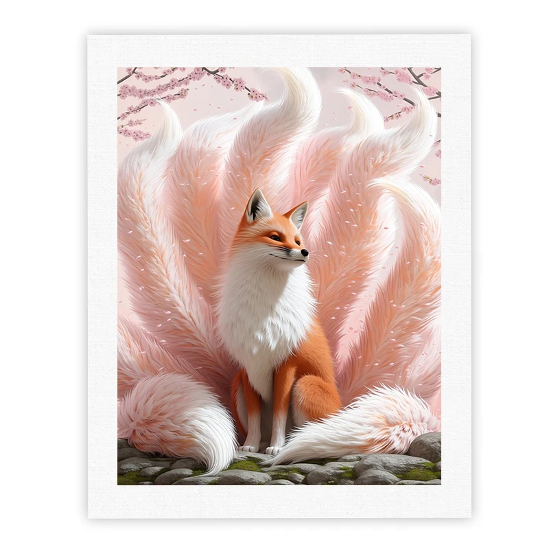 

CHENISTORY Oil Painting By Number Fox Animal DIY Pictures By Numbers Kits Drawing On Canvas Hand Painted Paintings Home Decor