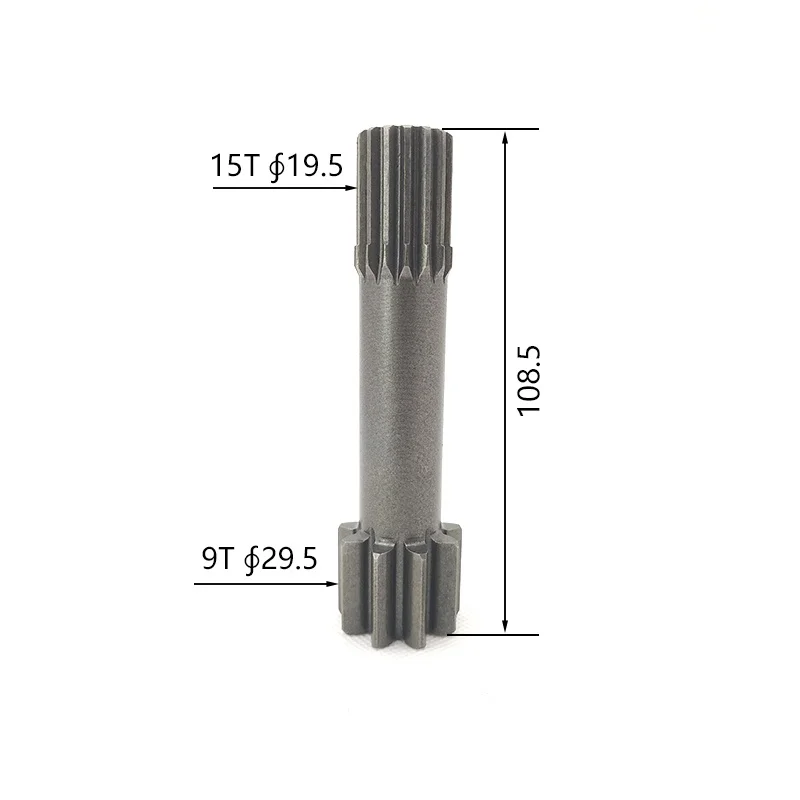 

Center Gear for Travel Motor, Sun Gear Shaft (9/15 Teeth) Compatible with Komatsu PC50MR-2 and 55MR-2 Excavators
