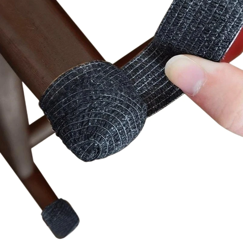 4rolls pack Eat desk and chair foot mute mat wood protection cover slippery wear-resisting tape