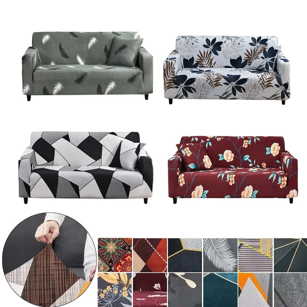 

1/2/3/4 Seats Removable Sofa Cover Printed Sofa Covers Bedroom Office Living Room Home Decor Copridivano Elasticizzato 4 Posti