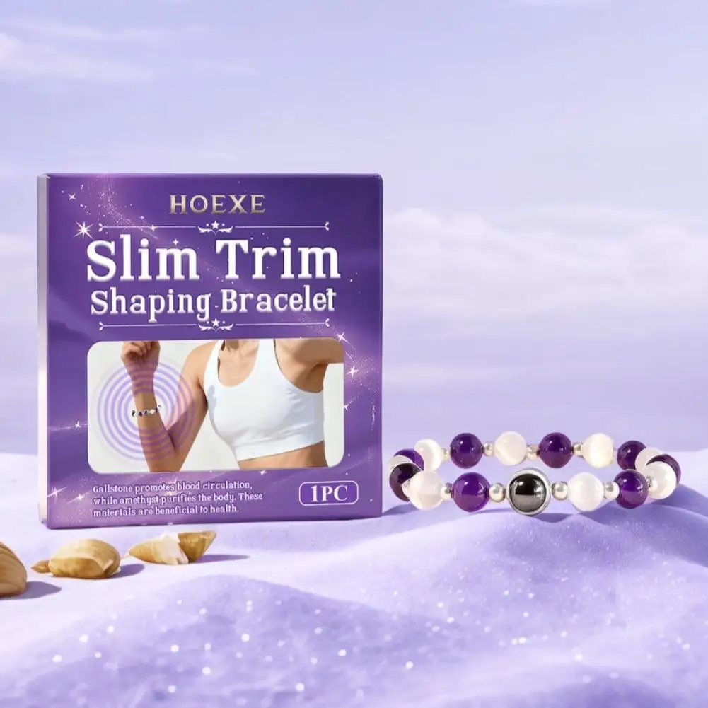 

HOEXE тонкая отделка фиолетовый поддерживающий браслет, регулирует настроение, повышает жизненность, фитнес, здоровье, спортивный аксессуар для мужчин и женщин, браслет
