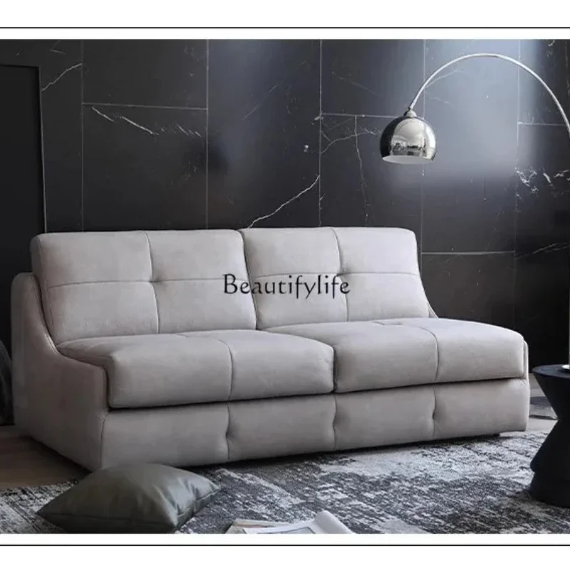

LJYMultifunctional sofa bed Nordic armless foldable technology cloth small apartment multifunctional dual-use