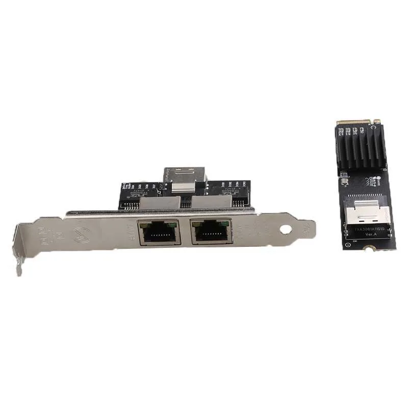 Игровая карта PCIE M.2 Гигабитная сетевая карта PCI-E Ethernet Lan Card Сетевой адаптер Fast Ethernet RJ-45 Адаптер локальной сети Адаптер для игр