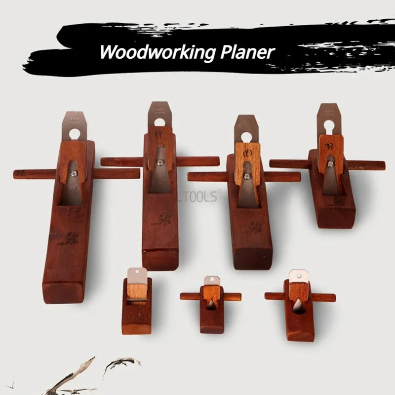 Multiple Models Indonesian Redwood Woodworking Flat Planer Sharp Edge Grinding Deburring Tool DIY Carpenter Trimming Hand Planer