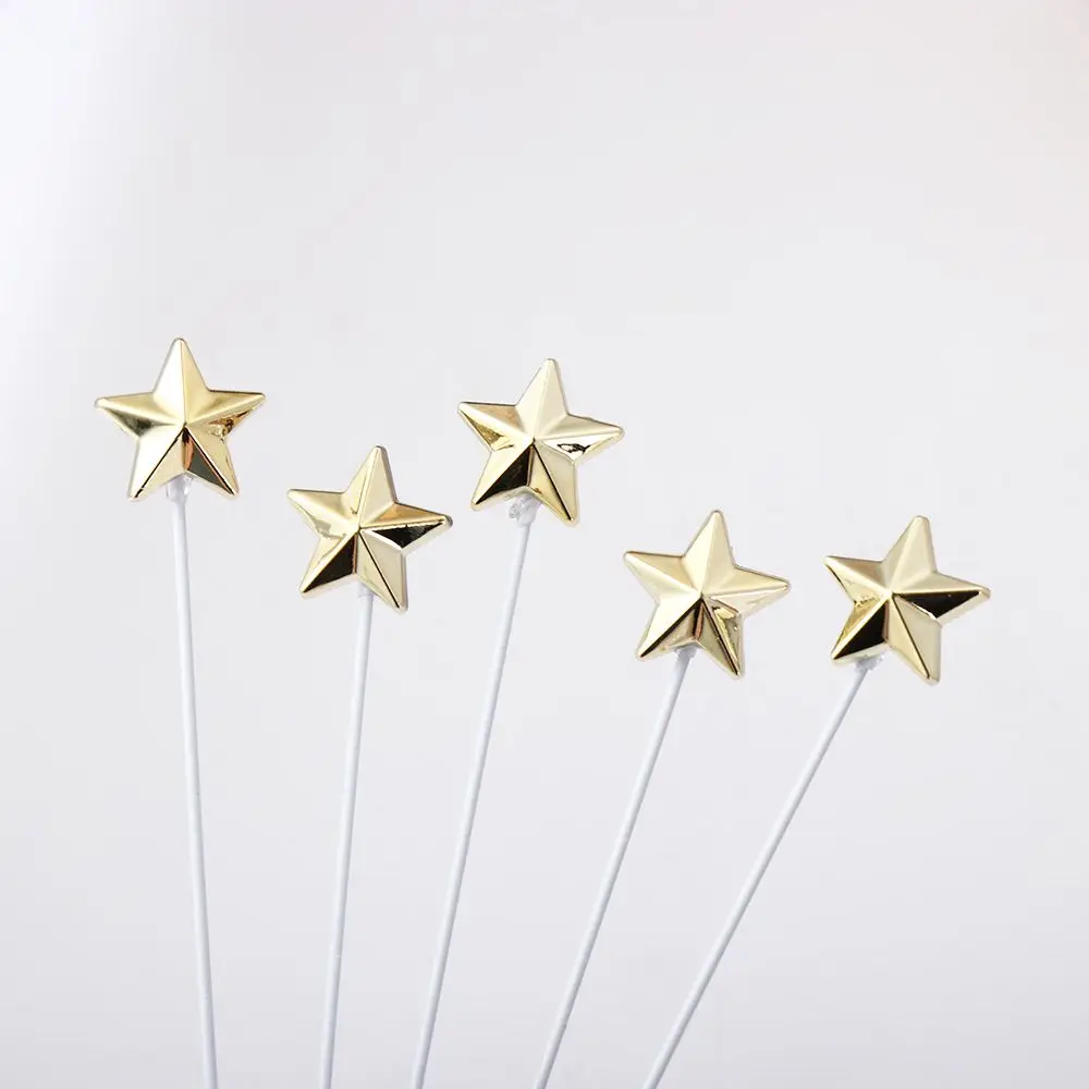 Star Gold For Dessert Baby Shower Cake Decoration DIY Cake Insert Cake Topper Birthday Supplies Baking Gifts