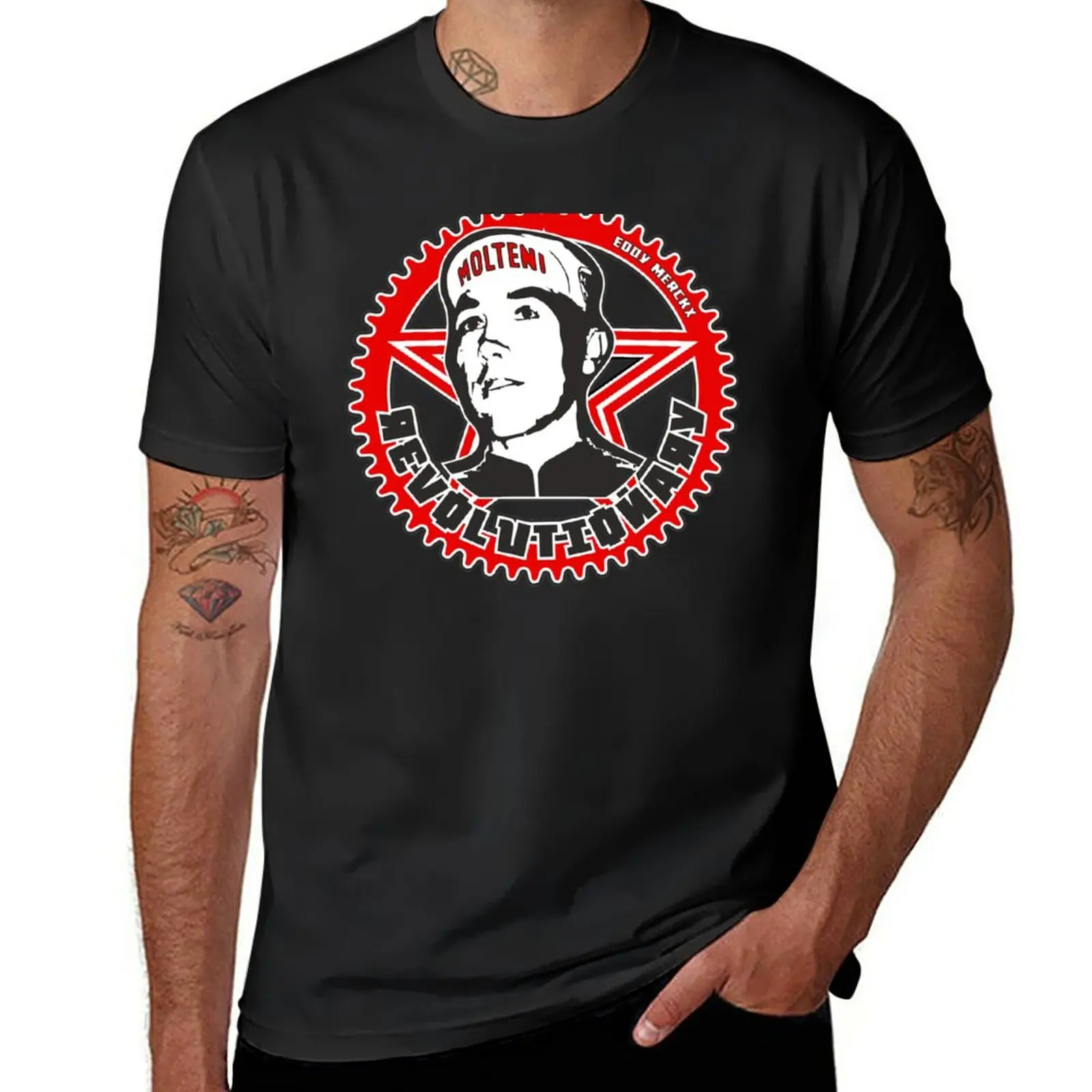

New Revolutionary - Eddy Merckx T-Shirt korean fashion black t shirt custom t shirts design your own T-shirt men
