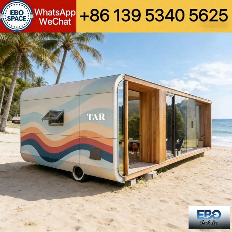China Made Expandable Container Home 20ft 30ft 40ft Tiny Cabin Outdoor Garden House with Kitchen Bathroom CE