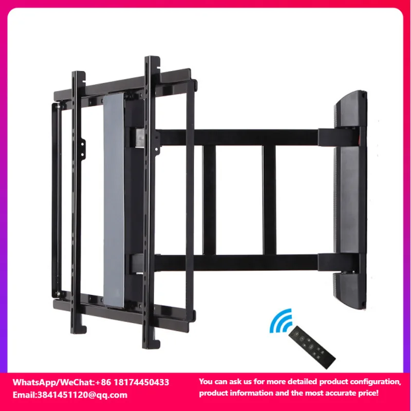 

32-70inch 180 Degree Electric Swing Arm Full Motion Motorized TV Wall Mount Smart Swivel Arms TV Wall Bracket TV Mounts Carts