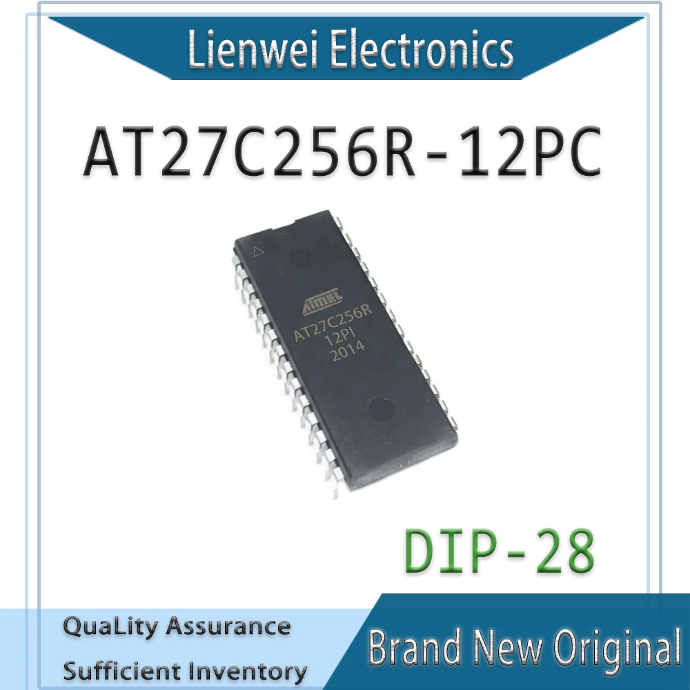 

100% New Original AT27C256R AT27C256R-12PC AT27C256 IC Chipset DIP-28