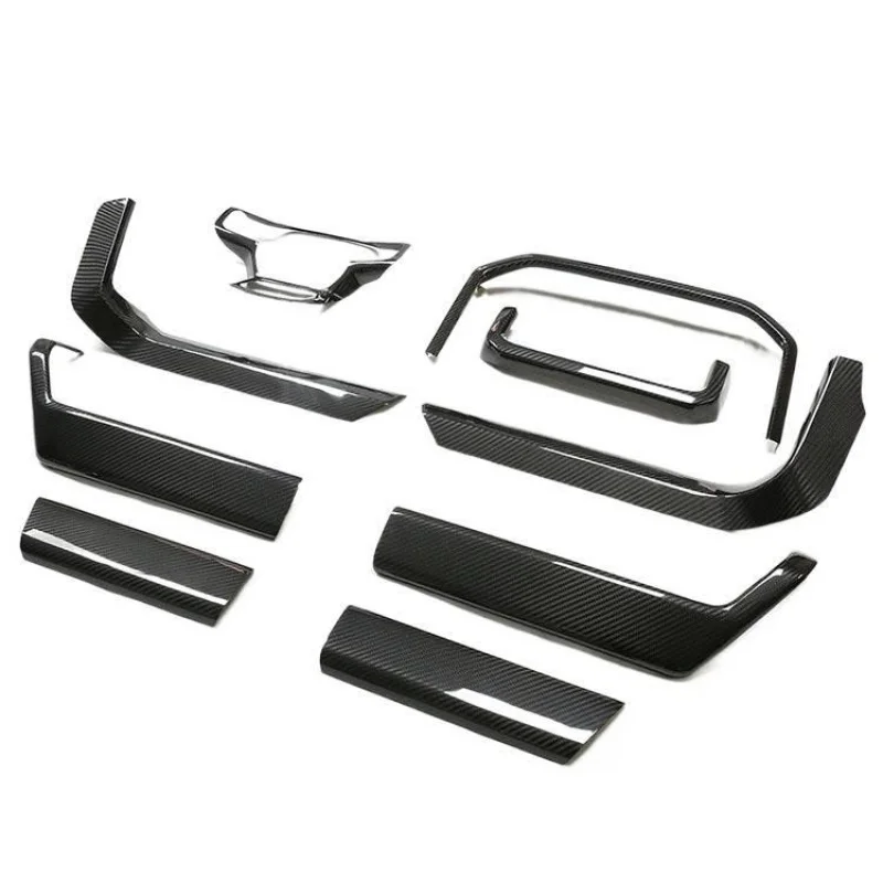 

Hot Item from US Site Suitable for Ford Raptor F150 Dry Carbon Fiber Interior Kit Steering Wheel Center Console Ai