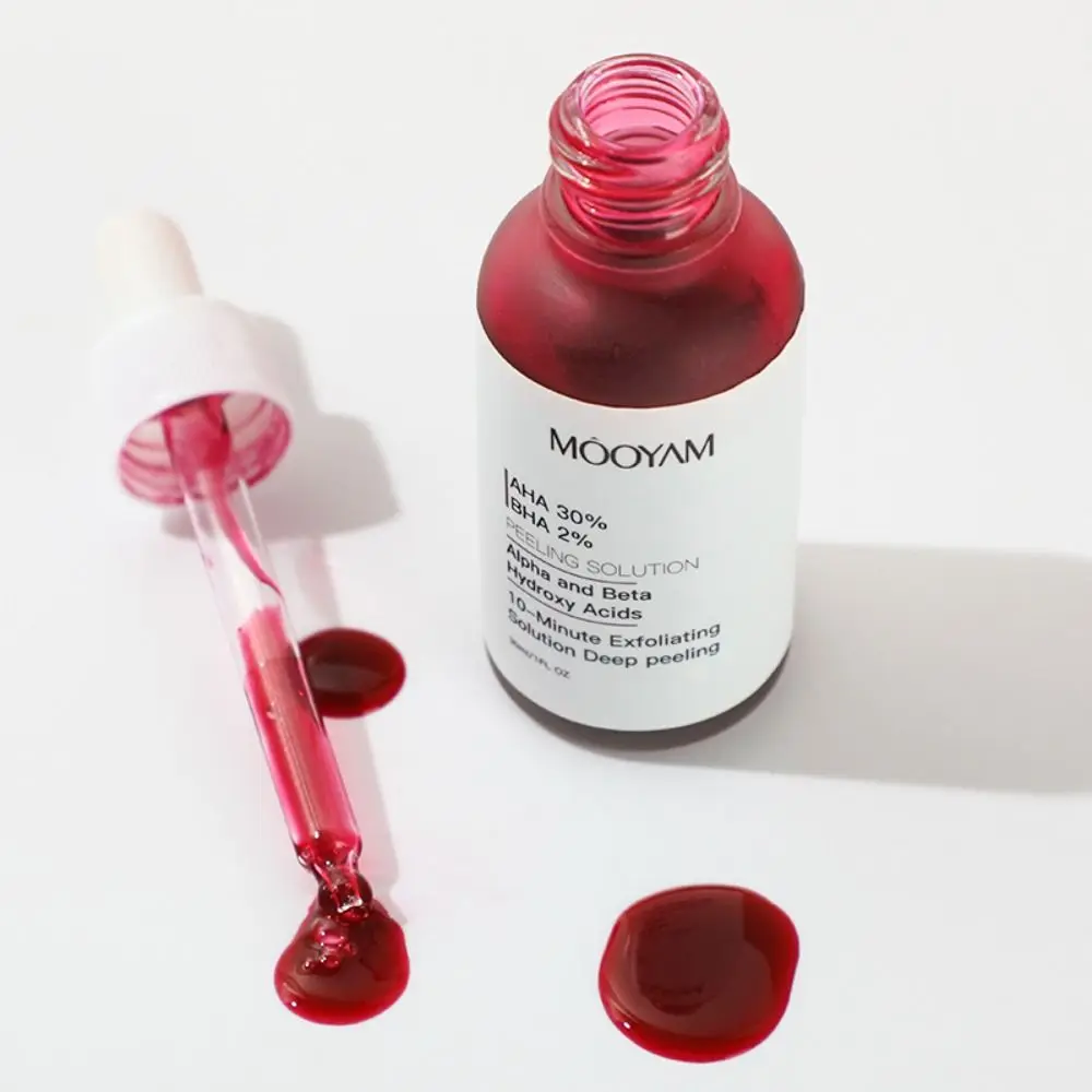 Skin Care AHA Hydroxy Acid Facial Essence Moisture Replenishment Firming Whitening Serum Mild 30ml Brightening Essence