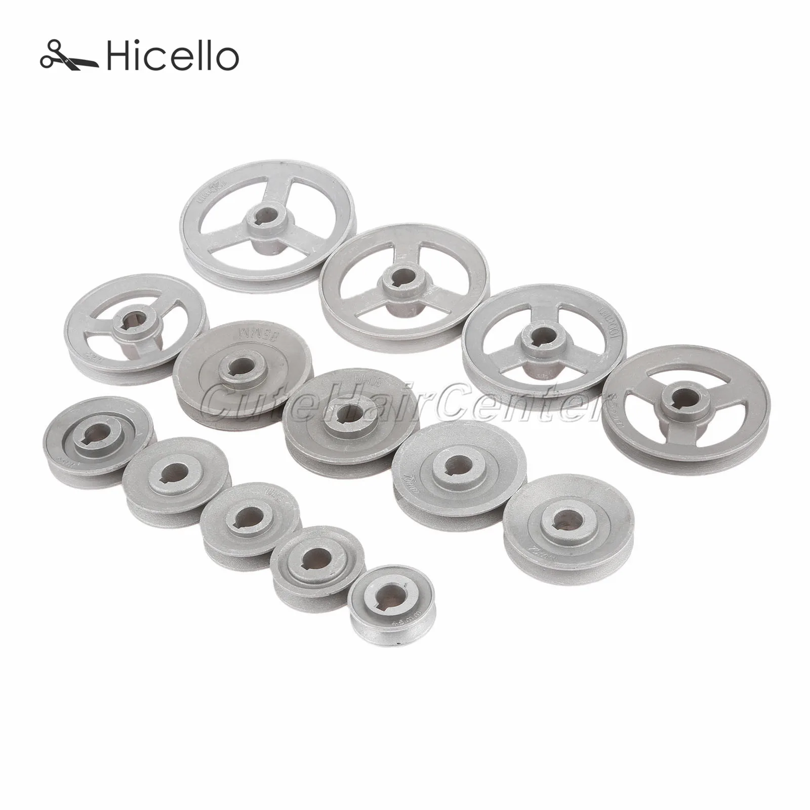 Industrial Sewing Machine Timming Transfer Wheel Pulley Belt Wheels all size 45mm-120mm Solid/Hollow Aluminum 14 sizes Hicello