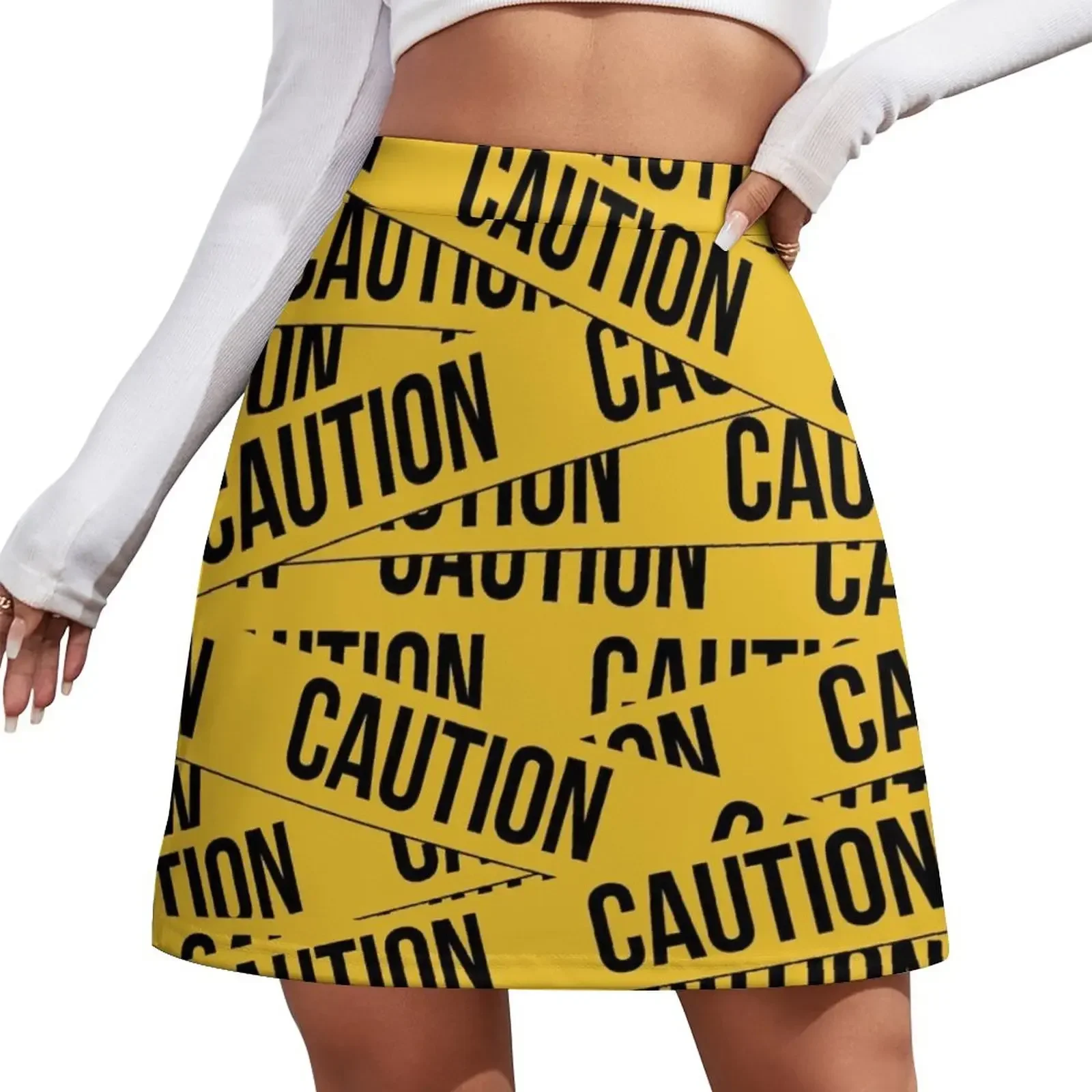 

Caution Mini Skirt Women's dress novelty in clothes luxury clothes women skirts for women 2026