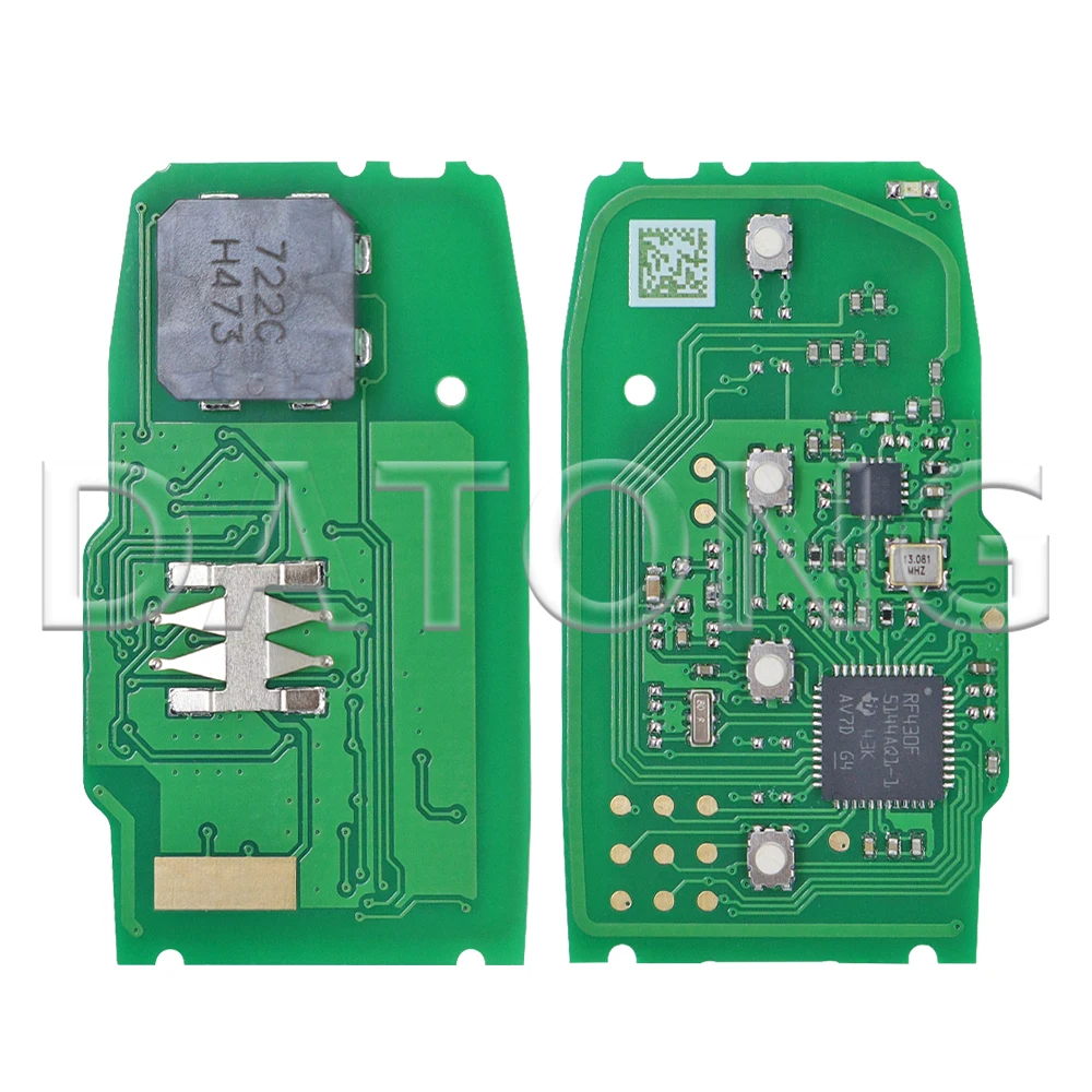 Datong 8A RF430 Chip 433MHz 95440-A7600 CQOFN00100 Proximity Car Remote Key For Kia Forte 2016 2017 2018