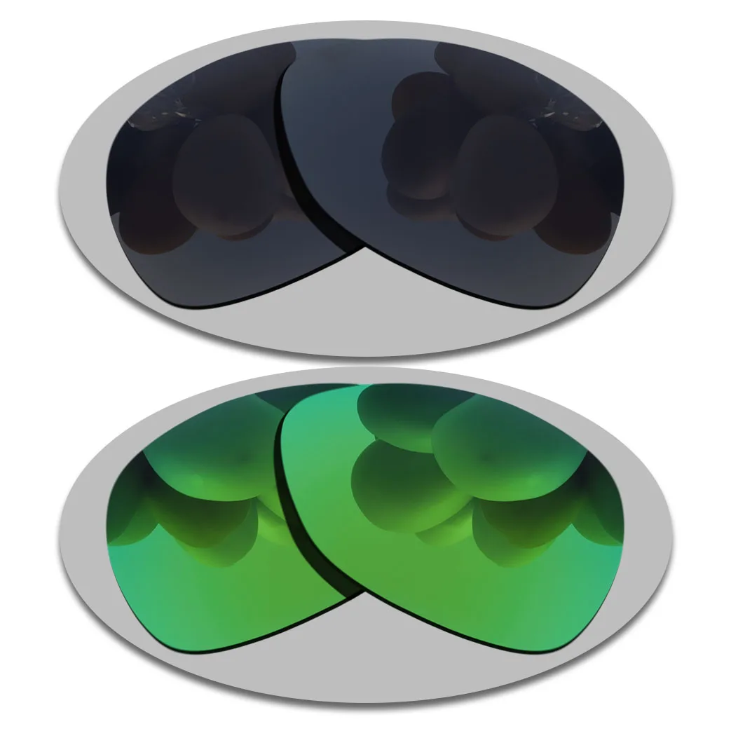 

Grey Black&Green Lenses Replacement For-Oakley Crosshair 1.0 Polarized Sunglasses