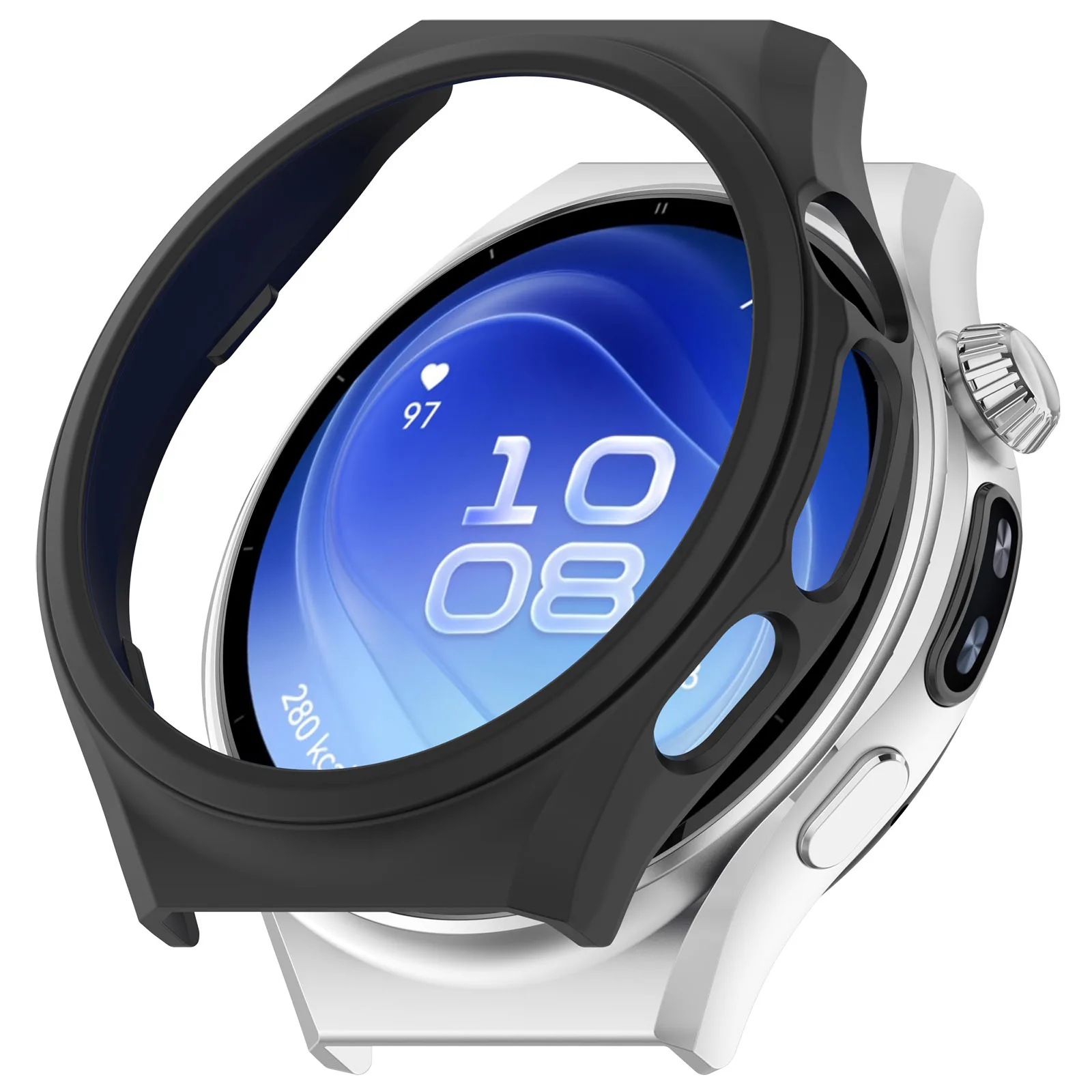 Protective Case for Huawei Watch 6 Pro 46mm Hard Plastic Anti-scratch Shell Accessories for Huawei Watch 6 46mm Bumper Case