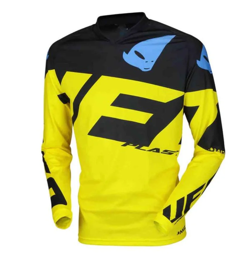 2023 MTB Trikot Herren BMX Moto Enduro Motocross Trikot MTB Trikot MX Radtrikot Fahrrad DH Sport-Shirt Downhill-Trikot – Detail 10