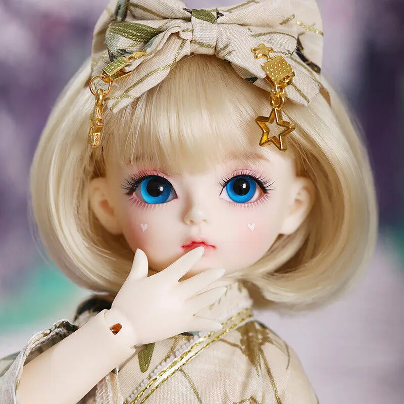 

New 1/6 Handmade Resin BJD/Joint Doll Cute Girl Gift 10inches Lifelike Doll