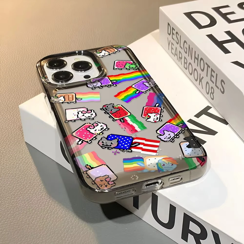 Funny Cute Cat For Iphone 15 16 14 13 12 11 17 Pro Max 17 Air 16 Plus Phone Cover 17 16 Phone Case For Protecting The Camera