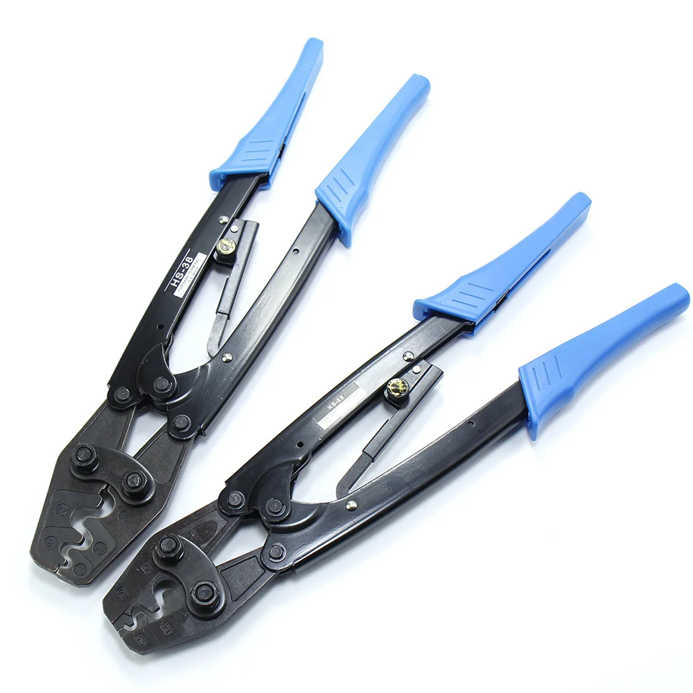 Crimping Non-Insulated Naked Terminals Crimper 6-38mm Easy Pliers Wire Electrician Brass Copper hand tool Connection crimped