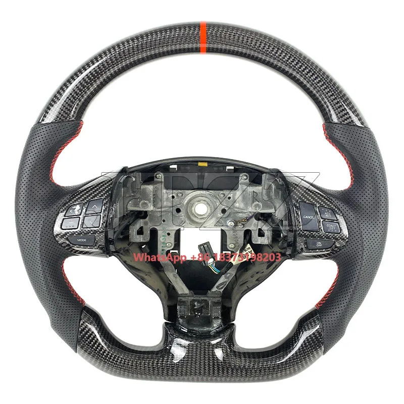 

EcoSport EVO 10th Generation Evolution Lancer 2008 2009 2010 2011 2012 Sport Forged Carbon Fiber Steering Wheel
