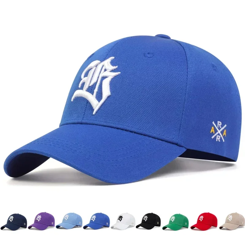 Unisex Personality B Letter Embroidery Baseball Cap Spring and Autumn Outdoor Adjustable Casual Hats Hip Hop Sunscreen Hat