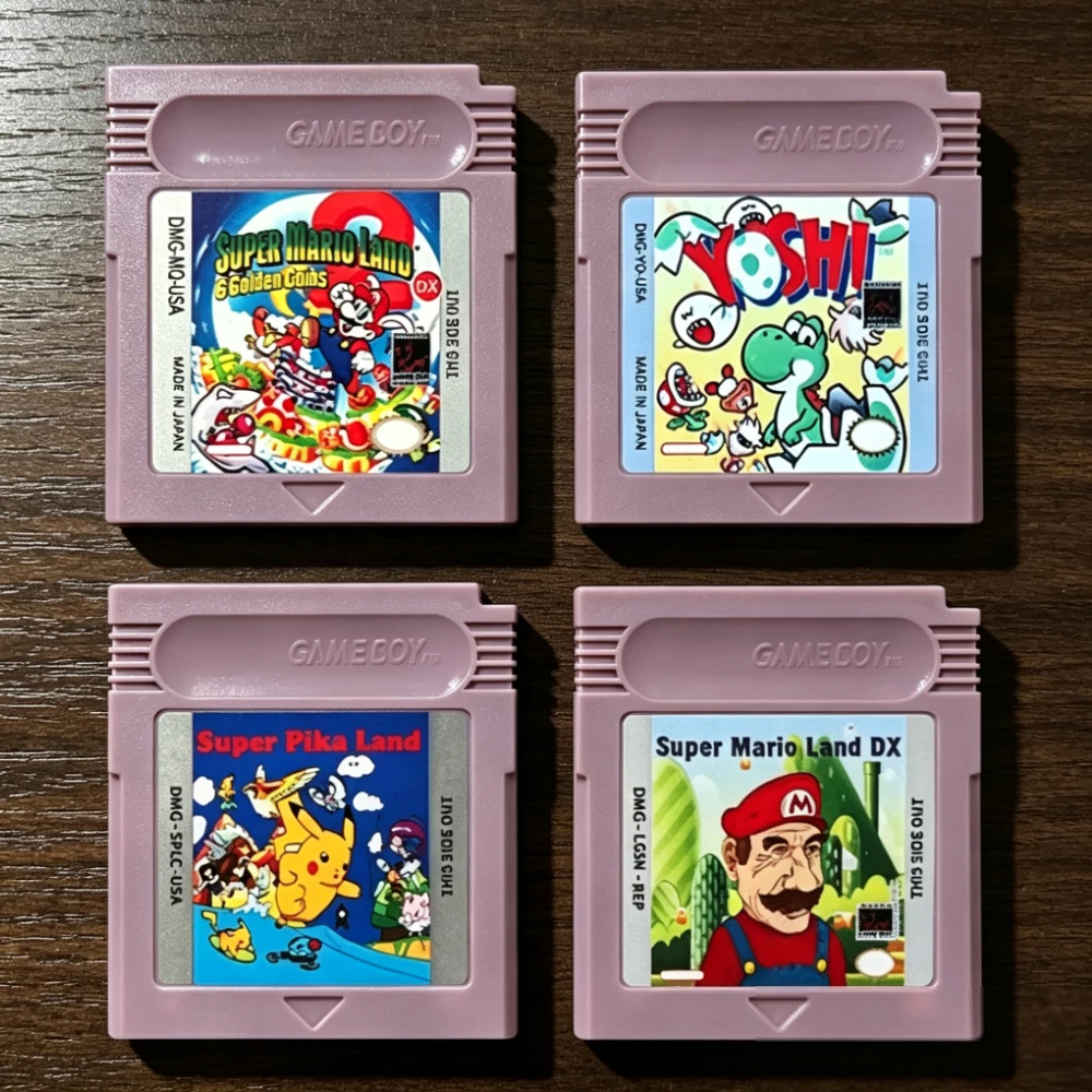 Vintage Game Cartridge Classic Wario Donkey Kong Yoshi Series GB GBC Game Card Retro Handheld Game Console Game Cards Gift view 6