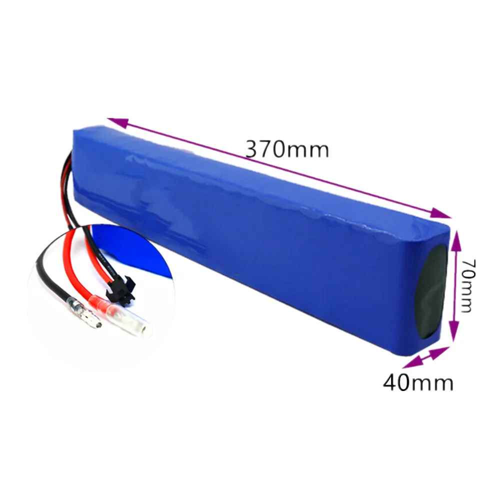 36V foldable built-in battery 10s4p 10.4Ah 18650 lithium battery pack 250W 350W 42V 10400mah for fiido D4s battery