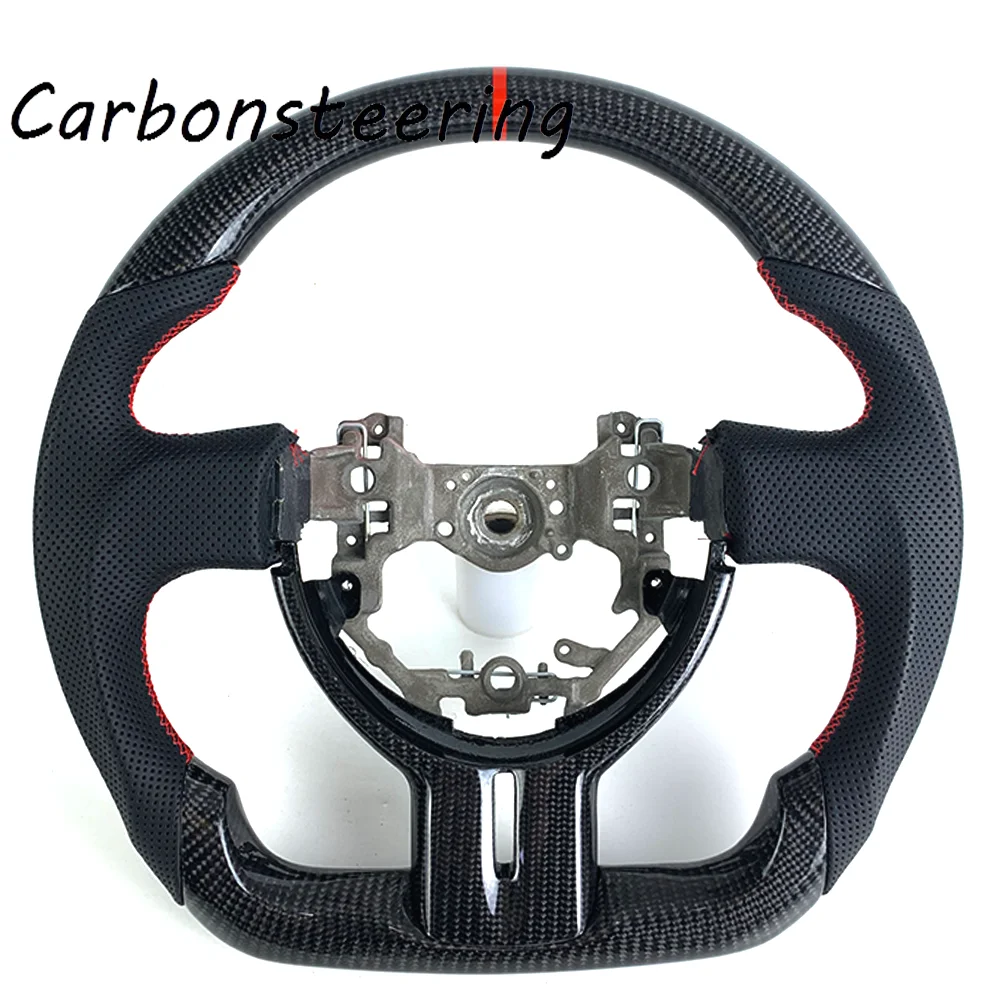 Custom Real Carbon Fiber Steering Wheel for Toyota 86 GT86 GR86 Subaru BRZ Scion FRS ZC6 Accessories 2012-2016 Racing Style