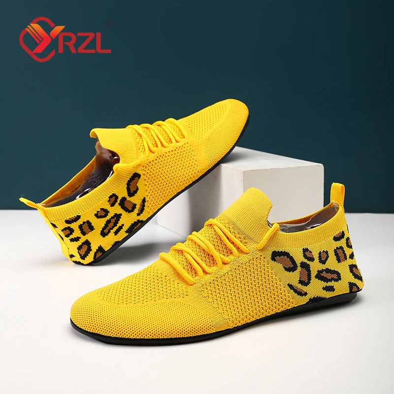 

YRZL Mesh Loafers Men Thin Bottom Driving Moccasins High Quality Male Walking Shoes Breathable Casual Loafers Summer Mens Shoes