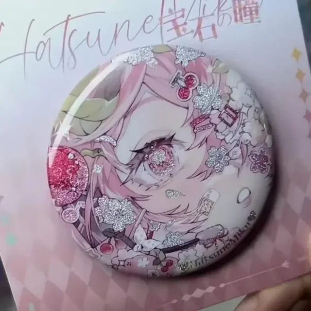 Przypinka Hatsune Miku, Gadżety Anime Hatsune Miku Project Diva, Atrakcyjne, Wykwintne, Oryginalne, Zawieszka do plecaka, Prezent
