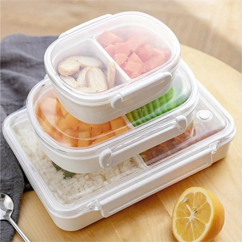 Tragbarer Lebensmittelaufbewahrungsbehälter mit mehreren Fächern, Wärme- und Kühlschrank, sichere Lunchbox für den Einsatz in der Küche, Haushalt und Picknick