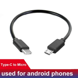 Kabel USB typu C na męski Micro USB do synchronizacji ładowania OTG ŁADOWARKA Adapter do telefonu Huawei Samsung Przewód Usbc