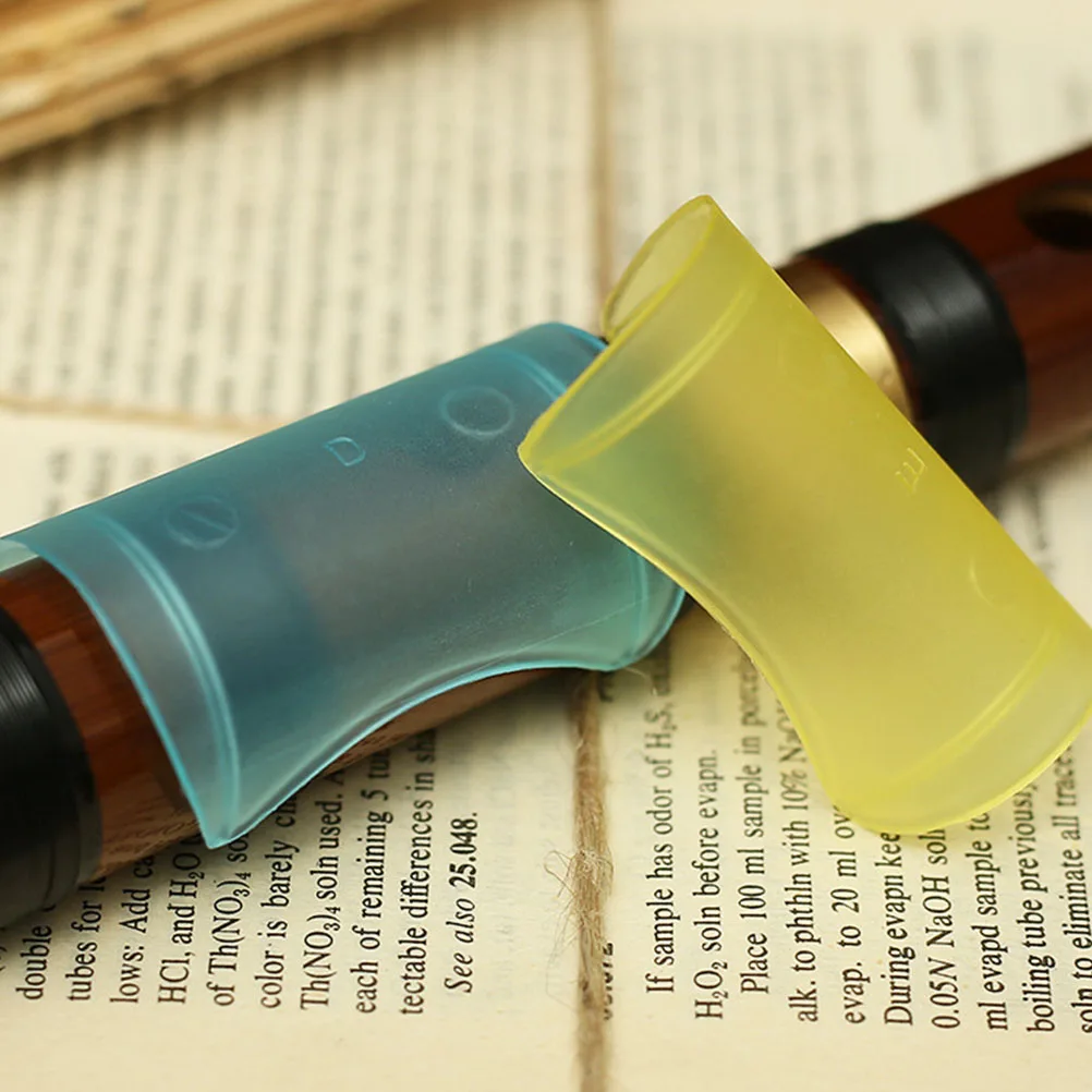 

5 Pcs Dimo Protective Cover Plastic Flute Protectors Bamboo Film Cases Creative Covers Practical