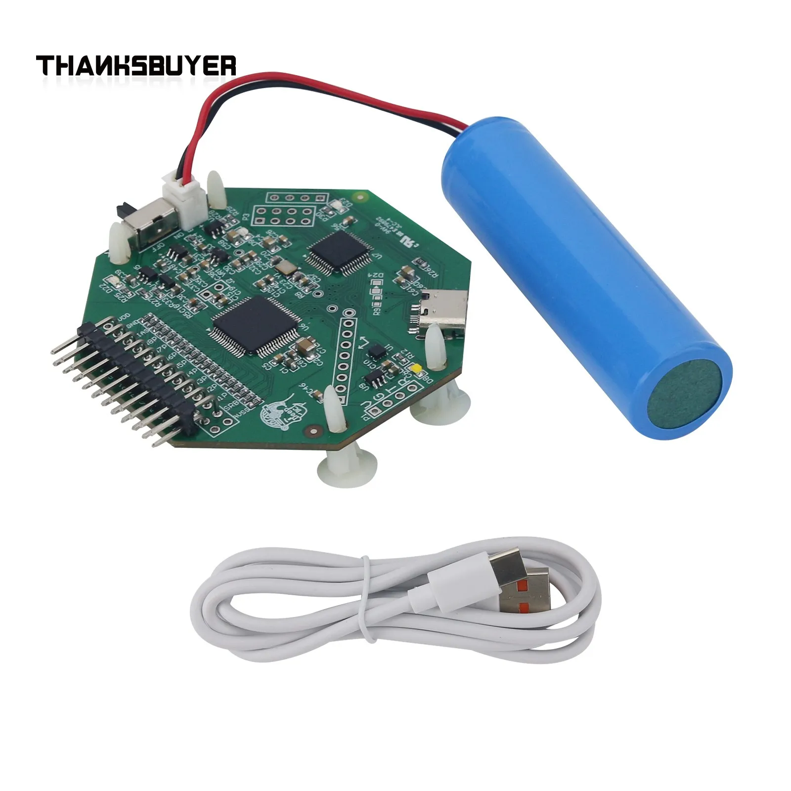 DeepBCI Brain Computer Interface (8-Channel BCI Board Wired) Compatible with Cyton+Daisy for OpenBCI