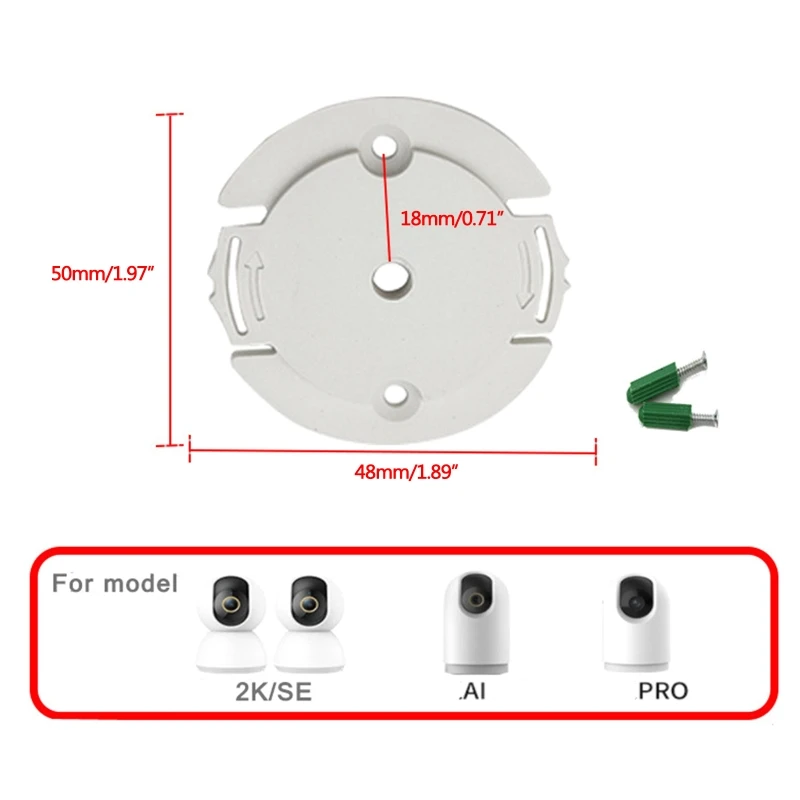 Pour support châssis Base caméra intelligente, support inversé au plafond