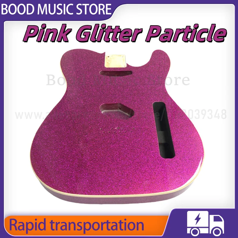 PINK Glitter Particle TL Electric Guitar Alder Body  SS Pickups for Fend TL Guitar DIY Guitar