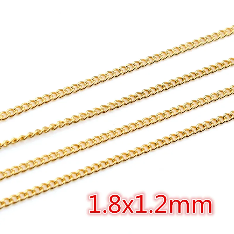 Never Fade Stainless Steel Gold Plated Necklace Chains