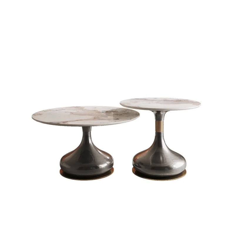 

Light Luxury, Modern Simplicity, Designer's Creative Size Circular Combination Household Small Unit Tea Table